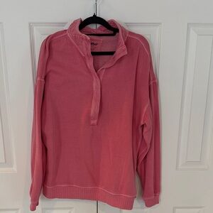 Aerie Cowl Neck Pink Sweater